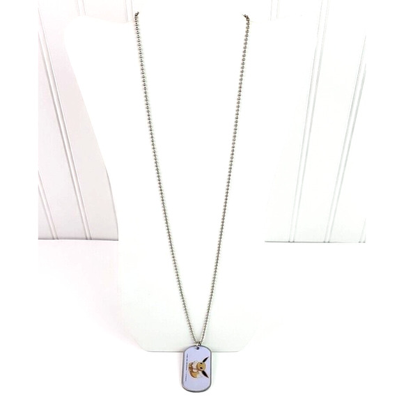 Vintage Pokemon PIKACHU Dog Tag 1999 Nintendo Game Freak Creatures Ball Chain - Picture 2 of 9